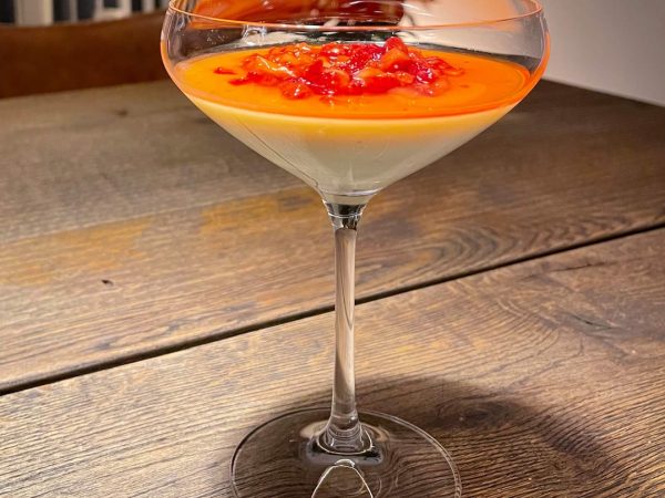 Pannacotta med jordbærsauce
